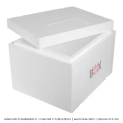Styroporbox 53W | Wand: 5,0cm | Volumen: 53,2L | Innenmaß:47x38x29cm | Weiß Isolierbox Thermobox Kühlbox Warmhaltebox -Kaufland Verkäufe df2227b5d49e7ebb106b979eddcea594