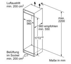 Siemens IQ100 KI85NNFF0, 249 L, Einbau-Kühl-Gefrierkombination, Anti-Frost-Funktion (Kühlschrank), SN-ST, 39 DB, F -Kaufland Verkäufe df50683131add8521f4bf363a1a324b3