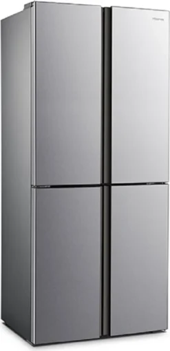 Hisense RQ515N4AC2 Cross Door Kühl-Gefrierkombination - NoFrostPlus - Multi Air Flow - SuperCool - Langlebiger Inverter - LED Display - Nettofassungsvermögen 427 L: Kühlteil 265 L / Gefrierteil 129 L - Super Cool - Edelstahl – Optik -Kaufland Verkäufe dfd2134ae24b12998b027400944bc1eb