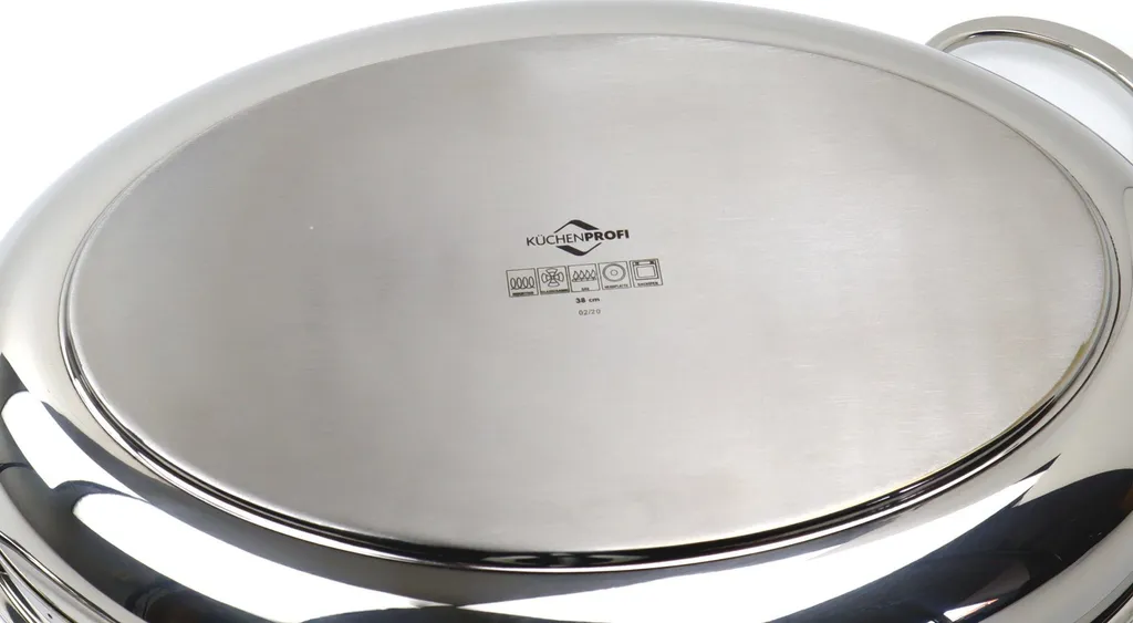 Küchenprofi Fischpfanne Oval 38 Cm Pfanne Edelstahl Antihaft 6 Küchenprofi Fischpfanne Oval 38 Cm Pfanne Edelstahl Antihaft – Bild 4