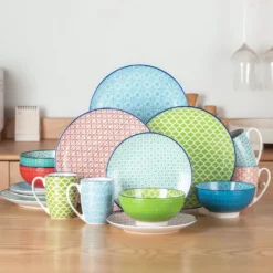 Vancasso Macaron Porzellan Kombiservice, 16 Teilig Geschirrset, Mit Je 4 Speiseteller, Dessertteller, Müslischalen Und Kaffeebecher Für 4 Personen -Kaufland Verkäufe e07ccb790904ff609fbadb2f72da36bf