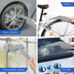 LEBENLANG Dampfreiniger Handgerät Steam Cleaner - 1000W & 300ml Mit 9 Zubehör | Polsterreiniger Gerät | Polster Handdampfreiniger Polstermöbel Fugenreiniger Für Bad Fliesen | Premium Dampf Reiniger… -Kaufland Verkäufe e1a406704251510b7762b3bebf672a8d