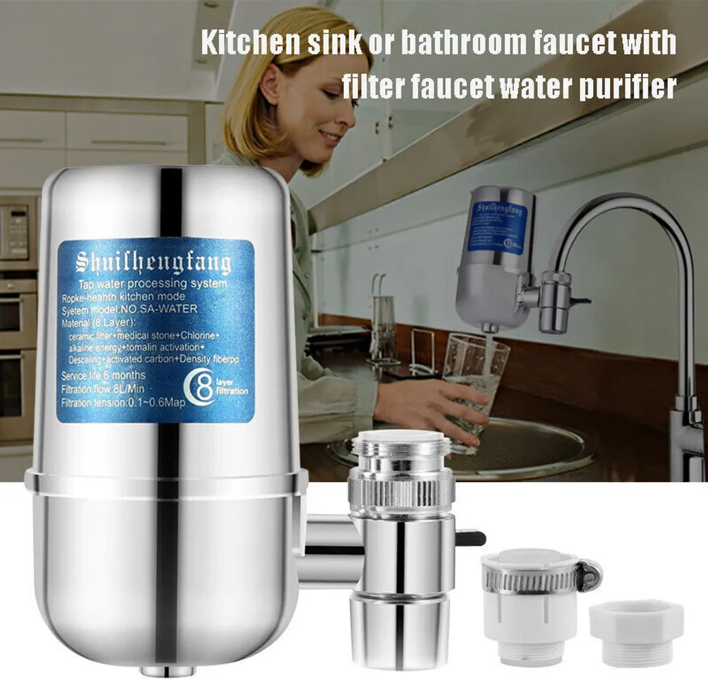 Wasserhahnfilter Wasserfilter Leitungswasser Filtern Wasseraufbereitungssystem 6 Wasserhahnfilter Wasserfilter Leitungswasser Filtern Wasseraufbereitungssystem – Bild 4
