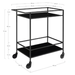 House Nordic Vita Servierwagen Schwarz | Barwagen Mit Rollen Inkl. Bremsen | Schlichtes Metallgestell Im Industrie-Design 14 House Nordic Vita Servierwagen Schwarz | Barwagen Mit Rollen Inkl. Bremsen | Schlichtes Metallgestell Im Industrie-Design -Kaufland Verkäufe e325bb9ca11694af607b06bc1a545c9a