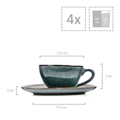 Sänger SÄNGER Kaffeetassen Set Darwin 8 Teilig Für 4 Personen -Kaufland Verkäufe e332de2ff4ceaff7d13b84d22525e4e7
