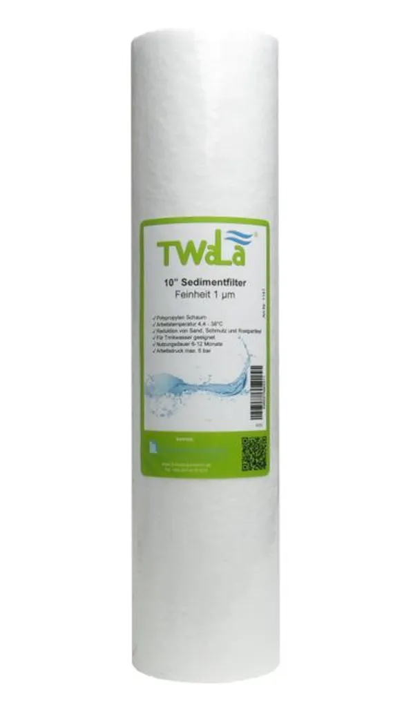 TWaLa 10' Filter Set 4-teilig Trinkwasser Filter Für RO Umkehrosmose, Brunnenwasser, Wasserfilter 6 TWaLa 10' Filter Set 4-teilig Trinkwasser Filter Für RO Umkehrosmose, Brunnenwasser, Wasserfilter – Bild 4