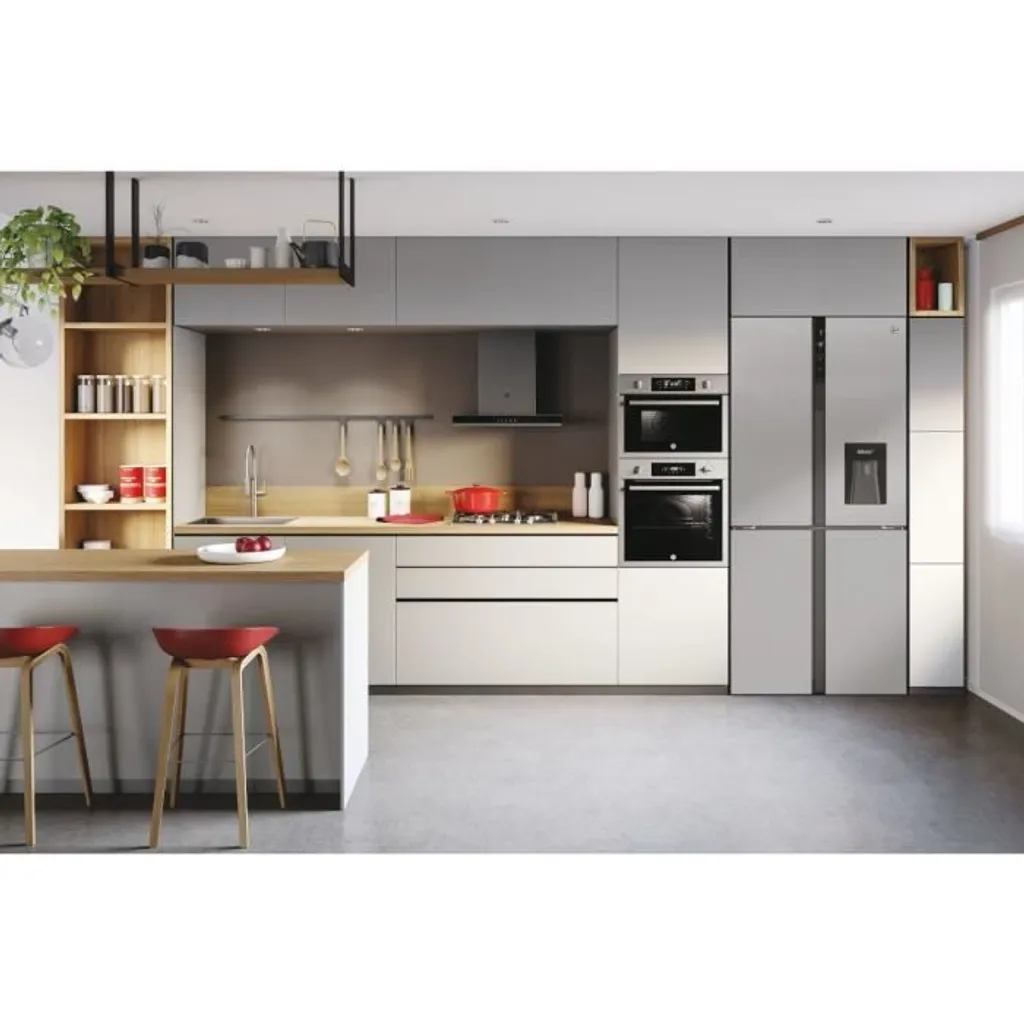 HOOVER HSC818FXWD - Kühlschrank Mit Mehreren Türen - 432L - Total No Frost - H 183 Cm X L 83 Cm - 41 DB (A) - Faux Inox 6 HOOVER HSC818FXWD - Kühlschrank Mit Mehreren Türen - 432L - Total No Frost - H 183 Cm X L 83 Cm - 41 DB (A) - Faux Inox – Bild 4