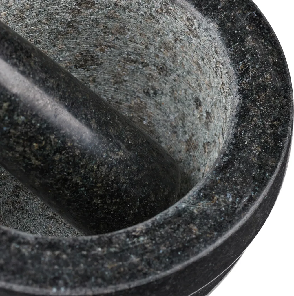 Relaxdays Granit Mörser Mit Stößel XL 10 Relaxdays Granit Mörser Mit Stößel XL – Bild 8