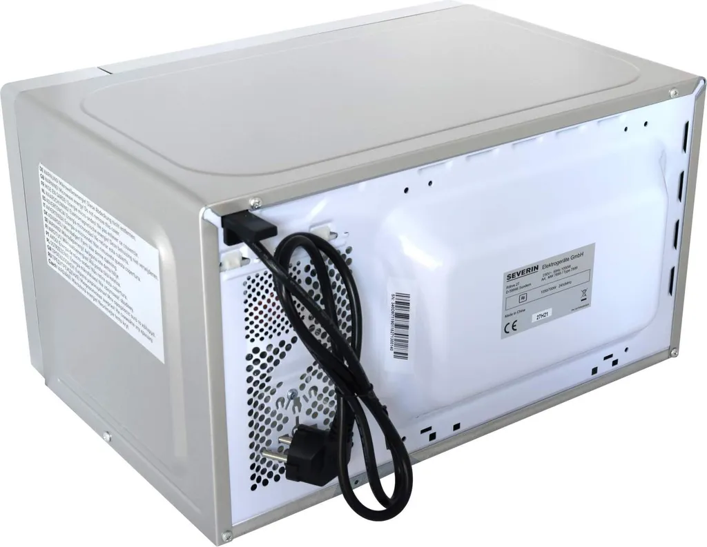 Severin MW 7899, Arbeitsplatte, Solo-Mikrowelle, 20 L, 700 W, Drehregler, Edelstahl 9 Severin MW 7899, Arbeitsplatte, Solo-Mikrowelle, 20 L, 700 W, Drehregler, Edelstahl – Bild 7