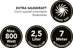 MAXXMEE Zyklon-Staubsauger - 4 Spezialdüsen - Schwarz/blau Staubsauger Beutellos Zyklon Bodenstaubsauger Filter Teppich Boden HEPA-Filter 19 MAXXMEE Zyklon-Staubsauger - 4 Spezialdüsen - Schwarz/blau Staubsauger Beutellos Zyklon Bodenstaubsauger Filter Teppich Boden HEPA-Filter -Kaufland Verkäufe e4c4599632e020a40d6a5ec423be0de9