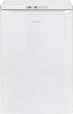 Bomann GS 7243 Gefrierschrank, 91 Liter, Mit Akustischem Tür-Warnsignal, LED Frontdisplay, Schnellgefrierfunktion Und 4 Sterne-Kennzeichnung, Weiß