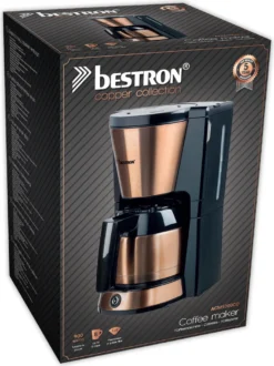 Bestron Filterkaffeemaschine Mit Thermokanne, Kaffeemaschine Für 8 Tassen Frischen Kaffee, Inkl. Permanentfilter Und Automatischer Abschaltfunktion, 900 Watt, Farbe: Kupfer 9 Bestron Filterkaffeemaschine Mit Thermokanne, Kaffeemaschine Für 8 Tassen Frischen Kaffee, Inkl. Permanentfilter Und Automatischer Abschaltfunktion, 900 Watt, Farbe: Kupfer -Kaufland Verkäufe e4f07f83d9665c5e082778bf4e0bff98