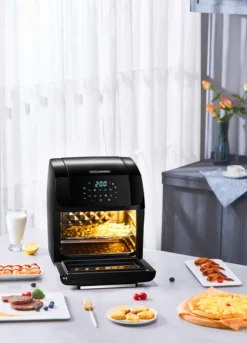 Steinborg 4-in1 Heißluftfritteuse | 12L | 1.500 W | Mit LED Touchscreen | 10 Automatische Programme | Inkl. Rezeptbuch Auf Deutsch | Frittieren, Backen, Grillen Oder Dörren | Aufwärmfunktion | Automatische Abschaltung | 22 Steinborg 4-in1 Heißluftfritteuse | 12L | 1.500 W | Mit LED Touchscreen | 10 Automatische Programme | Inkl. Rezeptbuch Auf Deutsch | Frittieren, Backen, Grillen Oder Dörren | Aufwärmfunktion | Automatische Abschaltung | -Kaufland Verkäufe e60dc00495f40a8330ce9745fc4b5a9c