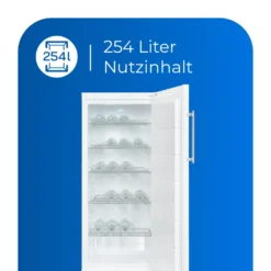 Exquisit Getränkekühler GKS29-V-H-280F Weiss | 254 L Nutzinhalt | Weiß | Vollisoliertür -Kaufland Verkäufe e69f28a11144e4568b3cf216b19b18c6