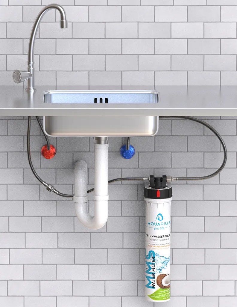 AQUARIUS Pro Life ® - Trinkwasserfilter Für Die Küche - Ultra Feine 0,1 Mikron Porengröße - Innovatives 3-stufiges Filtersystem Inkl. Aktivkohle & Micro-Membran I Filtert Bis Zu 11.200 Liter/Jahr I Einbaufilter - Wasserfilter 7 AQUARIUS Pro Life ® - Trinkwasserfilter Für Die Küche - Ultra Feine 0,1 Mikron Porengröße - Innovatives 3-stufiges Filtersystem Inkl. Aktivkohle & Micro-Membran I Filtert Bis Zu 11.200 Liter/Jahr I Einbaufilter - Wasserfilter – Bild 5