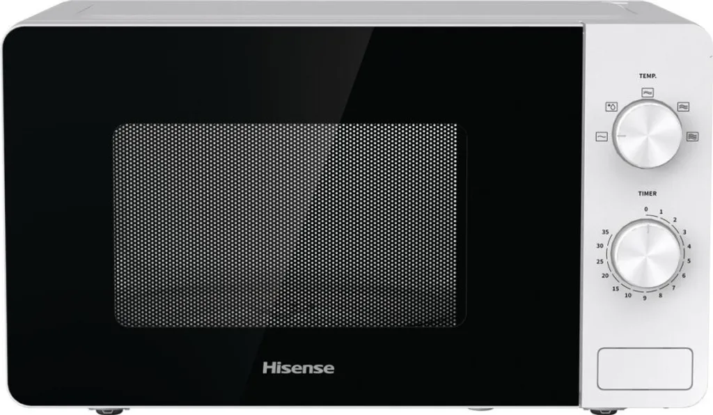 Hisense Mikrowelle H20MOWP1 Weiß 20 Liter 700 Watt Glasdrehteller Auftaufunktion 3 Hisense Mikrowelle H20MOWP1 Weiß 20 Liter 700 Watt Glasdrehteller Auftaufunktion