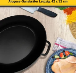 Karl Krüger 23042 Aluguss Gansbräter Leipzig 42 Cm, Schwarz -Kaufland Verkäufe e7d8830a0765d08475fe9eb55e7dfc83