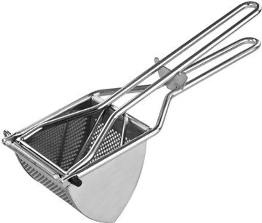 Westmark Kartoffelpresse, Mit Rund-Lochung, Rostfreier Edelstahl, Länge: 30 Cm, Triangel, Silber, 61262260 21 Westmark Kartoffelpresse, Mit Rund-Lochung, Rostfreier Edelstahl, Länge: 30 Cm, Triangel, Silber, 61262260 – Bild 19