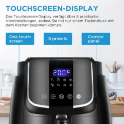 Midea Heißluftfritteuse 3,5L Heißluft Fritteuse Mit 8 Verschiedene Programmen, Digital Touchscreen, Temperaturkontrolle, 1500W Heissluftfritteuse Air Fryer 12 Midea Heißluftfritteuse 3,5L Heißluft Fritteuse Mit 8 Verschiedene Programmen, Digital Touchscreen, Temperaturkontrolle, 1500W Heissluftfritteuse Air Fryer -Kaufland Verkäufe e85c8a74488a1c61831c4070b2fbc3f2