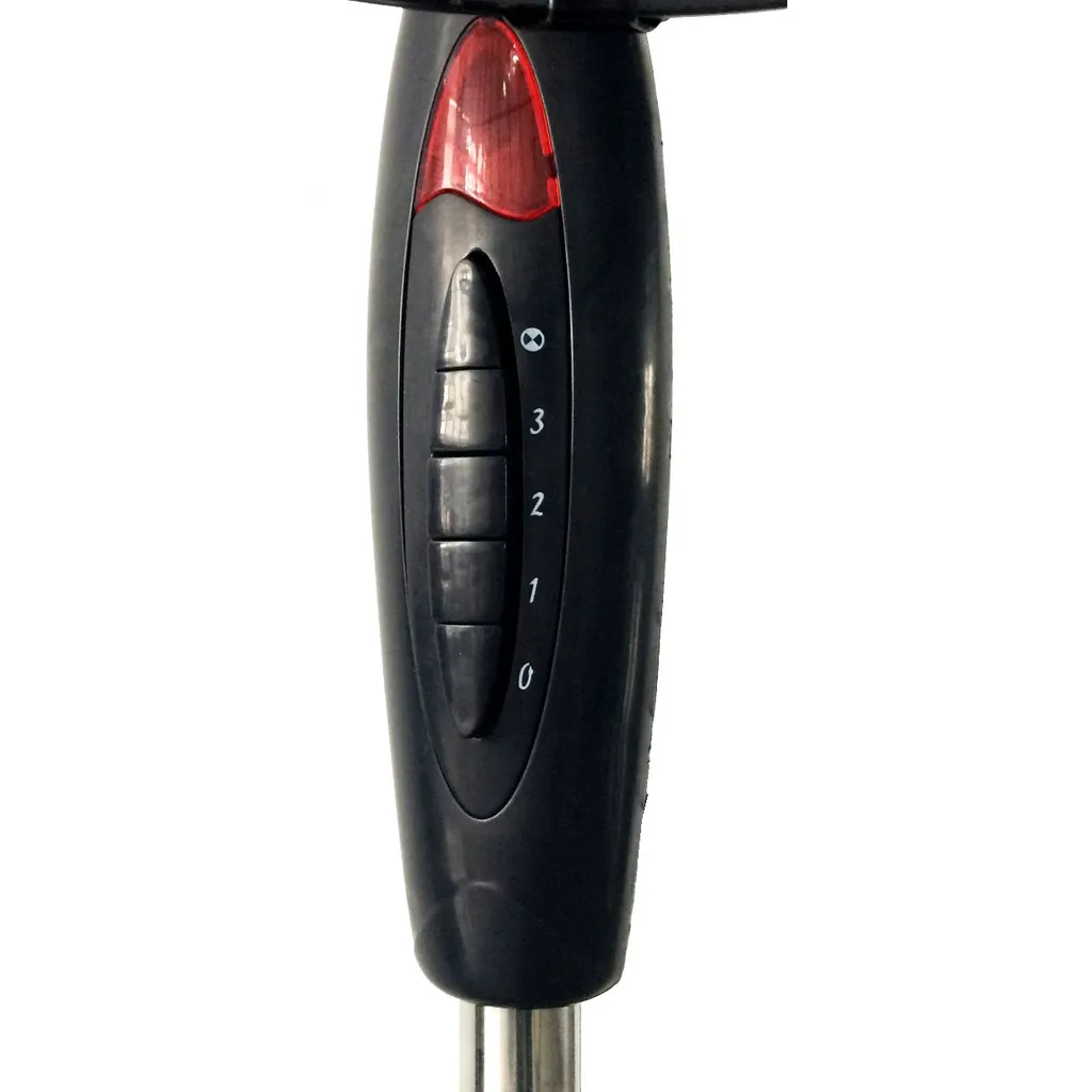 LEX Standventilator Ø40 Cm Mit Nachtlicht, 3 Geschwindigkeiten, Oszillation, 130cm Höhenverstellbar, Schwarz 5 LEX Standventilator Ø40 Cm Mit Nachtlicht, 3 Geschwindigkeiten, Oszillation, 130cm Höhenverstellbar, Schwarz – Bild 3