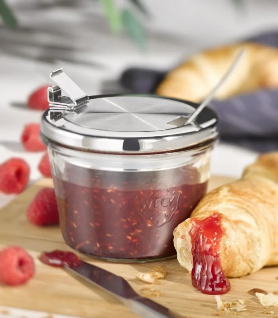 APS 2 Original-Weckgläser In Sturzform Mit Edelstahl-Klappdeckel, Je 370 Ml 8 APS 2 Original-Weckgläser In Sturzform Mit Edelstahl-Klappdeckel, Je 370 Ml – Bild 6