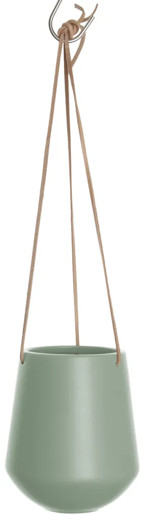 PRESENT TIME Hängetopf Skittle15 X 13,5 Cm Keramik Grün 3 PRESENT TIME Hängetopf Skittle15 X 13,5 Cm Keramik Grün