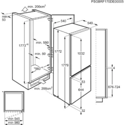 AEG Einbau Kühl-Gefrierkombination TwinTech® 254L 214kWh 178er Nische Frostmatic SCE818F6TS -Kaufland Verkäufe e920c2a340cf1692f0c286db0ae29720