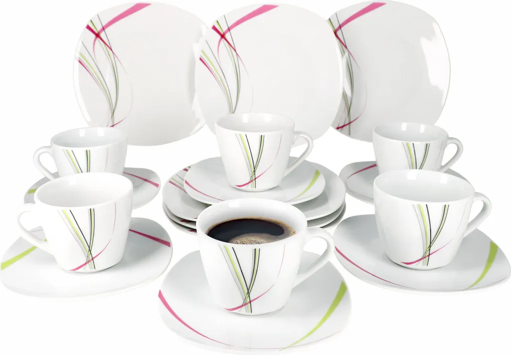 Van Well 18tlg. Kaffeeservice "Fashion" 3 Van Well 18tlg. Kaffeeservice "Fashion"