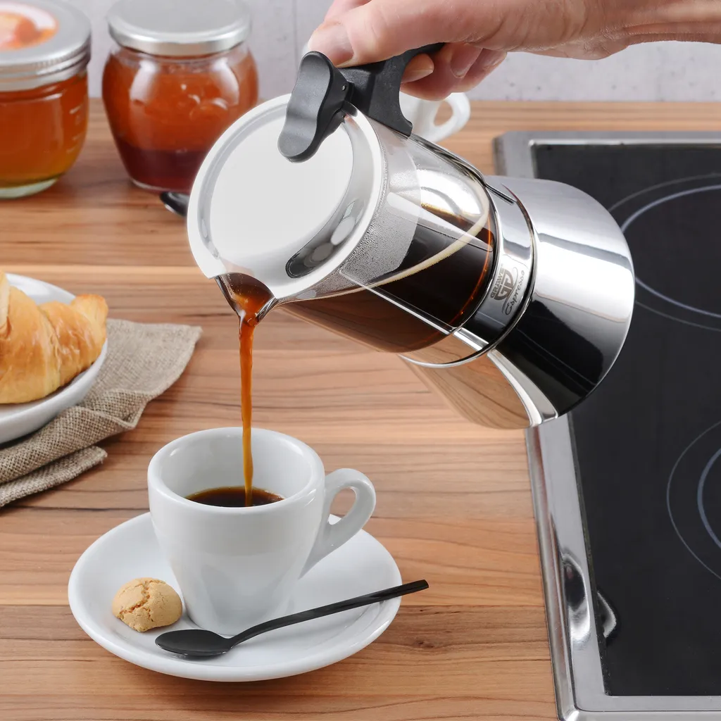 GRÄWE Espressokocher Mit Glaskanne, 9 Tassen 16 GRÄWE Espressokocher Mit Glaskanne, 9 Tassen – Bild 14