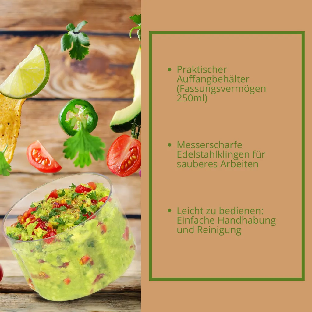 Genius Choptastic Pro Multi-Zerkleinerer 2 Stücke, 30 Watt, 250 Ml Fassungsvermögen, Elektrischer Zerkleinerer Für Obst, Gemüse, Käse, Schokolade, Nüsse Und Babynahrung 5 Genius Choptastic Pro Multi-Zerkleinerer 2 Stücke, 30 Watt, 250 Ml Fassungsvermögen, Elektrischer Zerkleinerer Für Obst, Gemüse, Käse, Schokolade, Nüsse Und Babynahrung – Bild 3