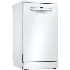 BOSCH SRS2IKW04E Freistehender Geschirrspüler Serie 2 - 9 Maßgedecke - Induktionsmotor - L45cm - 48 DB - Weiß