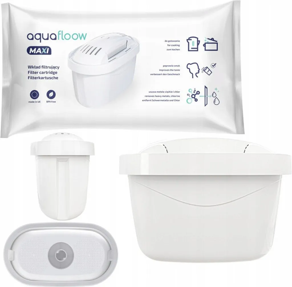 Glas Wasserfilter Wessper 2,5 L Mit 10 Filterkartuschen, Kompatibel Mit Brita Maxtra 5 Glas Wasserfilter Wessper 2,5 L Mit 10 Filterkartuschen, Kompatibel Mit Brita Maxtra – Bild 3