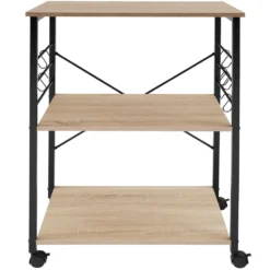 Tectake Servierwagen Rugby 65,5x45,5x88,5cm - Industrial Holz Hell, Eiche Sonoma -Kaufland Verkäufe e9f98fe9a7ebc17941de1a798f0245a6