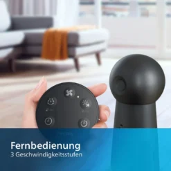 Philips Luftreiniger 3 In 1 AMF220/15 Lüfter 7,5-15-25; Heizung 1250-1500-2200 W, Geeignet Für Räume Bis 42 M², Schwarz -Kaufland Verkäufe ea57476e376cbd4a275d43a1f2569aa6