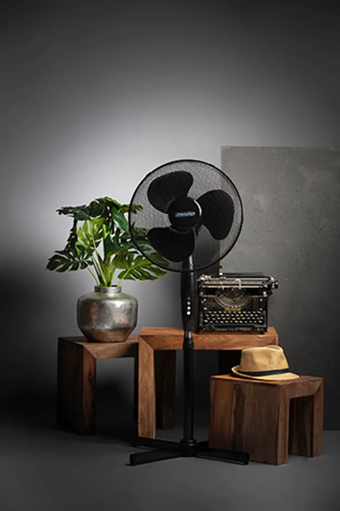 Adler Standventilator Ventilator Schwarz 45 Watt Ø 40 Cm 3 Geschwindigkeitsstufen 6 Adler Standventilator Ventilator Schwarz 45 Watt Ø 40 Cm 3 Geschwindigkeitsstufen – Bild 4