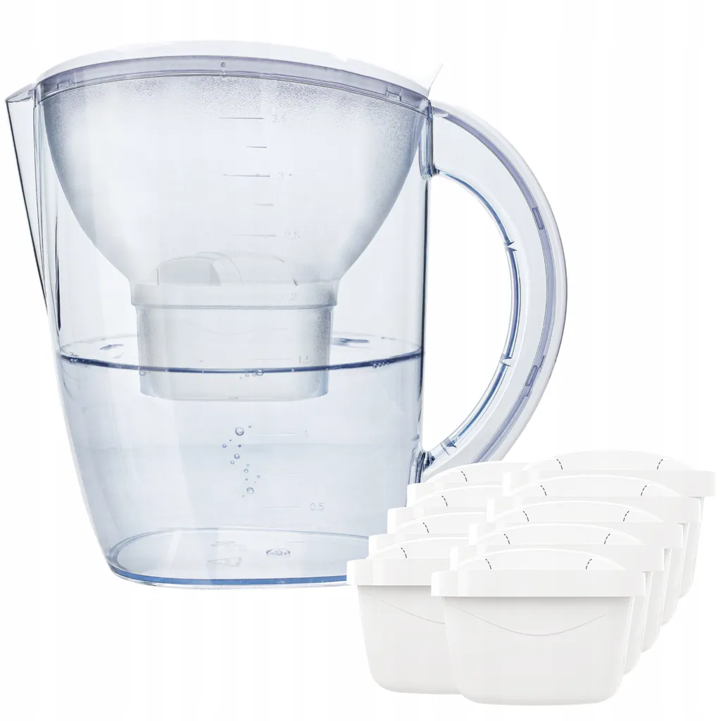 Wasserfilter Wessper 3,5 L Mit 10 Filterkartuschen, Kompatibel Mit Brita Maxtra+ 4 Wasserfilter Wessper 3,5 L Mit 10 Filterkartuschen, Kompatibel Mit Brita Maxtra+ – Bild 2