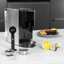 Princess 4-in-1 Multi-Kapsel-Kaffeemaschine 1450W 0,8L Schwarz Silbern -Kaufland Verkäufe eb0c214ac67c70d68cd0bcb95b79f975