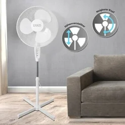 2 Stück Standventilator Ventilator Weiß Höhenverstellbar Oszillierend Doppelpack Kühler Raum-Lüfter Luft-Erfrischer Lüftung Luft-Entfeuchter 14 2 Stück Standventilator Ventilator Weiß Höhenverstellbar Oszillierend Doppelpack Kühler Raum-Lüfter Luft-Erfrischer Lüftung Luft-Entfeuchter -Kaufland Verkäufe ec2ad94637a7a1b78744c3daafaf83d4