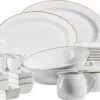 Mäser 931735 Kombiservice Professional Dining Für 6 Personen, Porzellan, Weiß (1 Set, 24-teilig) -Kaufland Verkäufe ec5c25af41e58e2f5f683c2c815f0043