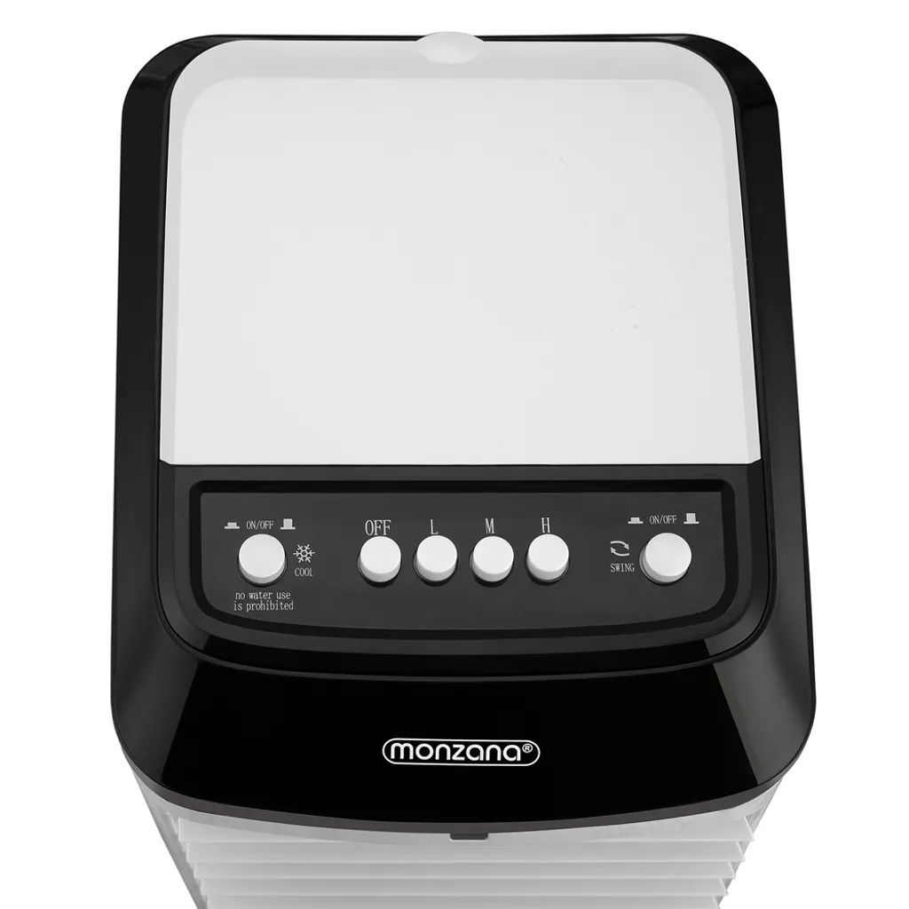 Monzana Luftkühler MZ401 3in1 4l Inkl 3 Stufen Ventilator Luftkühler Luftbefeuchter Ionisator Aircooler Klimagerät 5 Monzana Luftkühler MZ401 3in1 4l Inkl 3 Stufen Ventilator Luftkühler Luftbefeuchter Ionisator Aircooler Klimagerät – Bild 3