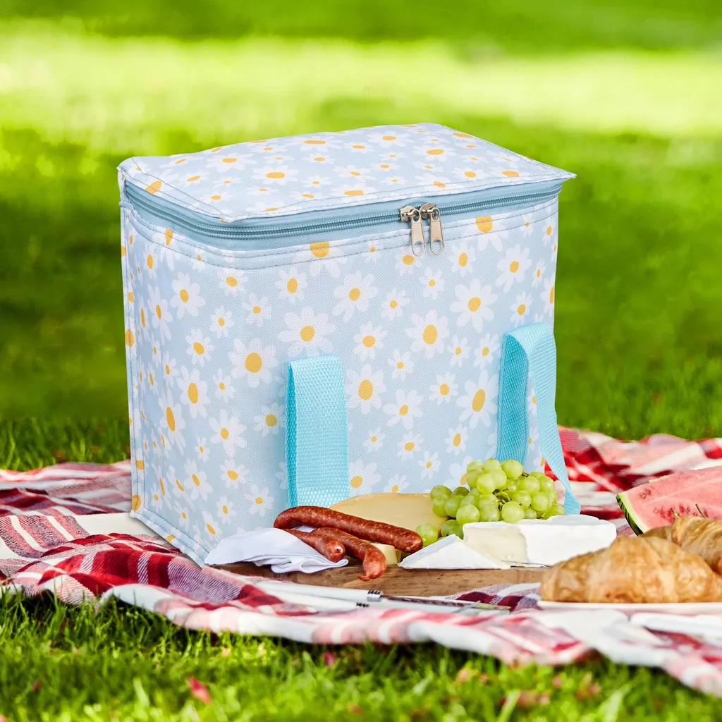 Kühltasche Groß 7L Faltbar Kühlbox Thermotasche 24x15x22 Cm Isotasche Picknick 4 Kühltasche Groß 7L Faltbar Kühlbox Thermotasche 24x15x22 Cm Isotasche Picknick – Bild 2