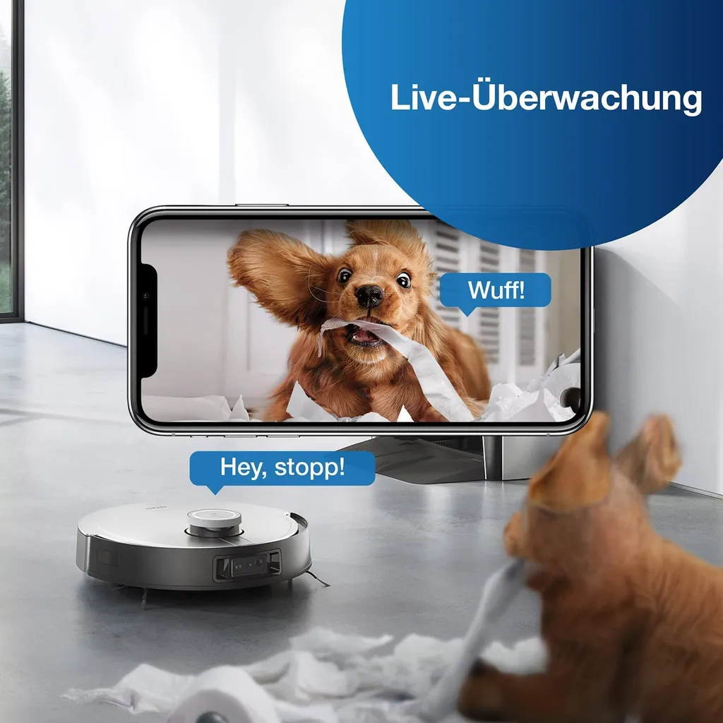 Ecovacs Deebot X1 Omni Saugroboter Wischfunktion Kamera 4 Reinigungsstufen 0,4 L 18 Ecovacs Deebot X1 Omni Saugroboter Wischfunktion Kamera 4 Reinigungsstufen 0,4 L – Bild 16