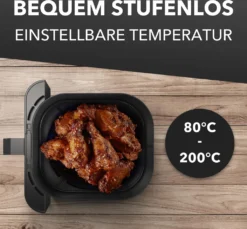 Clatronic® Heißluftfritteuse XXL - 5L Fritteuse Heißluft Für Fettfreies Frittieren, Edelstahl-Airfryer Mit Digitalem Touchscreen, 360° Air-Flow, Heißluft-Friteuse Mit 8 Programmen, 1450W - FR 3782 H -Kaufland Verkäufe ed3c4fe4b6e69521519039b4a5b1e49a