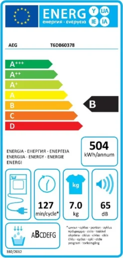 AEG - T6DB60378 - Kondenstrockner - 7 Kg 17 AEG - T6DB60378 - Kondenstrockner - 7 Kg -Kaufland Verkäufe ed72e9e7f7455a35ecaf7f6c62f41970