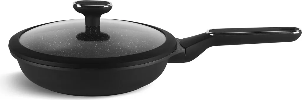 Schwarze Töpfe INDUKTION GLASDECKEL Kochtopf Topfset Keramik Und Pfanne 10 Schwarze Töpfe INDUKTION GLASDECKEL Kochtopf Topfset Keramik Und Pfanne – Bild 8