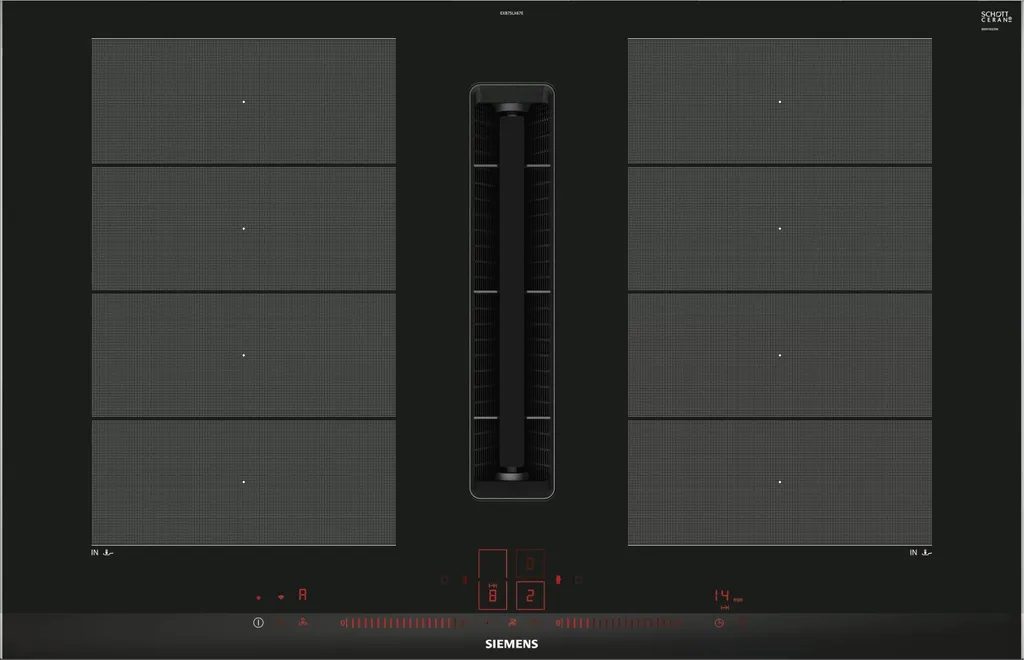 Siemens EX875LX57E Induktionskochfeld Mit Dunstabzug 80cm () 4 Siemens EX875LX57E Induktionskochfeld Mit Dunstabzug 80cm () – Bild 2