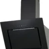 PKM Dunstabzugshaube Mit Randabsaugung Kopffreihaube S7-60ABTH Glas Schwarz 60cm