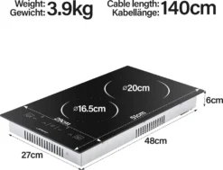 Jago® Glaskeramikkochfeld - Autark, Rahmenlos, 1200/1800 Watt, Für Alle Kochtöpfe, Ø 16/20 Cm, 9 Leistungsstufen, Timer-Automatik, Schwarz - Ceranfeld, Cerankochfeld, Kochfeld, Kochfelder 29 Jago® Glaskeramikkochfeld - Autark, Rahmenlos, 1200/1800 Watt, Für Alle Kochtöpfe, Ø 16/20 Cm, 9 Leistungsstufen, Timer-Automatik, Schwarz - Ceranfeld, Cerankochfeld, Kochfeld, Kochfelder -Kaufland Verkäufe ef8b0c43c5b5bee44d0e90fa2190cd39