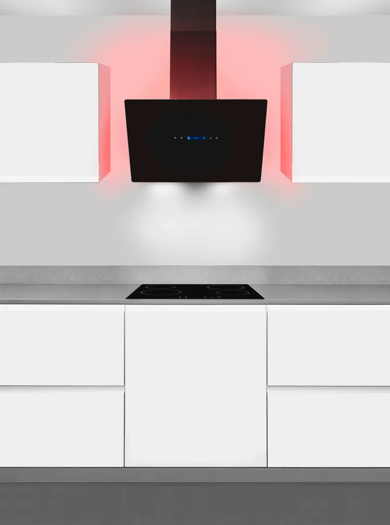 Exquisit Dunstabzugshaube KFD617-2L Schwarz | Metallfettfilter | Touch-Control 11 Exquisit Dunstabzugshaube KFD617-2L Schwarz | Metallfettfilter | Touch-Control – Bild 9