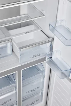 Hisense RQ563N4SI2 Kühl-Gefrierkombination Side-by-Side 454 L: 294 L Kühlteil + 160 L Gefrierteil - LED-Innenbeleuchtung - Total No Frost - Multi Air Flow - Super Cool -Kaufland Verkäufe f00352fb873d1d6f007d923d80f2bc8a